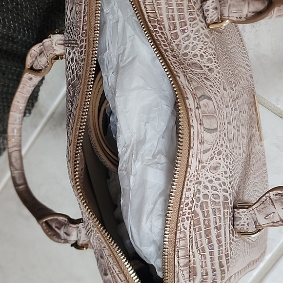 ๐๐ BRAHMIN BIRCH MINI MELBOURNE Micaela Satchel & Ady Wallet ๐๐ - Picture 8 of 15